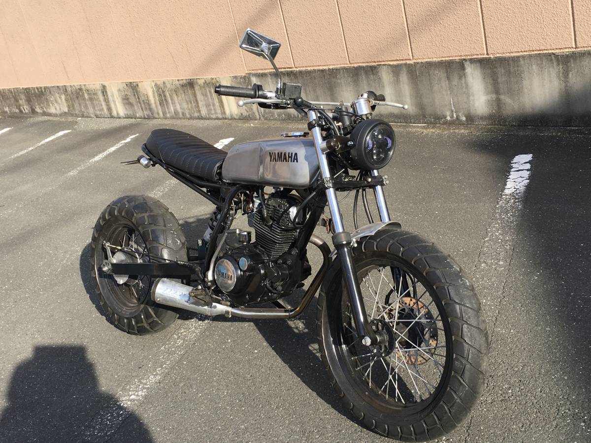 売切り】TW200 2JL フルカスタム車 実働 登録書付 ☆スクランブラー 