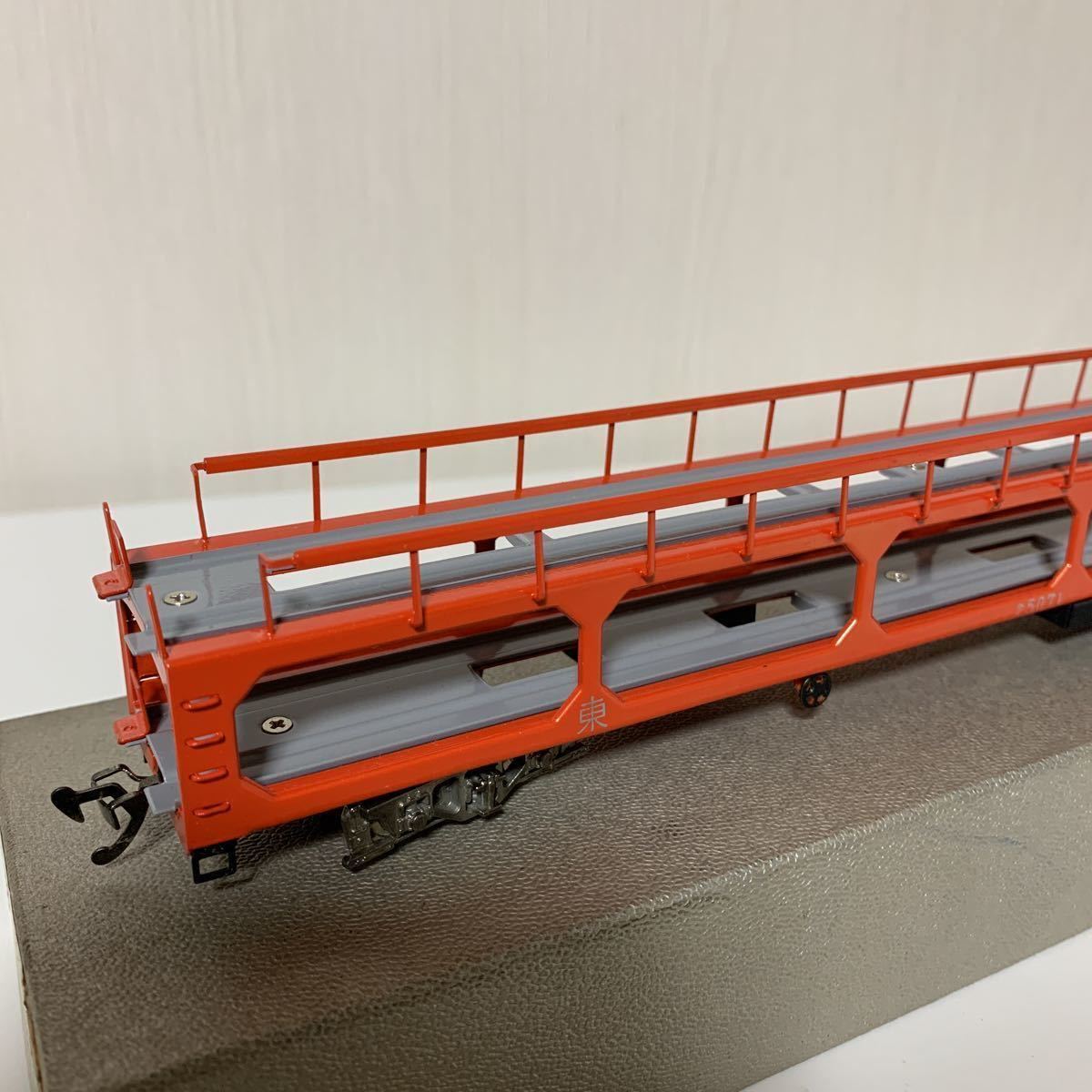 天賞堂 国鉄新型貨車 ク5000 自動車運搬車 No.366】鉄道模型