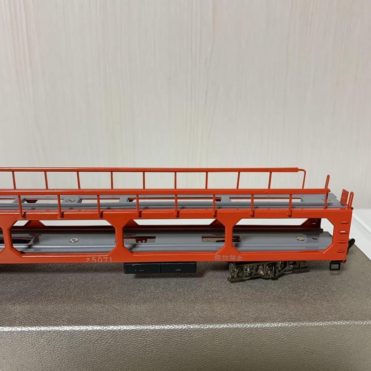 天賞堂 国鉄新型貨車 ク5000 自動車運搬車 No.366】鉄道模型