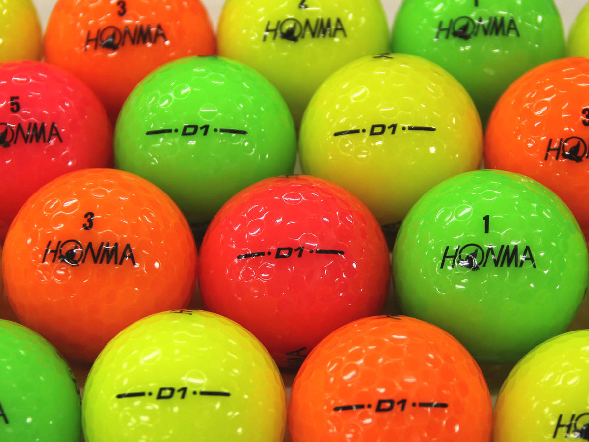  ABランク ホンマ HONMA D1 2018年モデル カラーボール 50個 ロストボール 1(50個～)｜売買されたオークション情報、yahooの商品情報をアーカイブ公開 - オークファン ボール