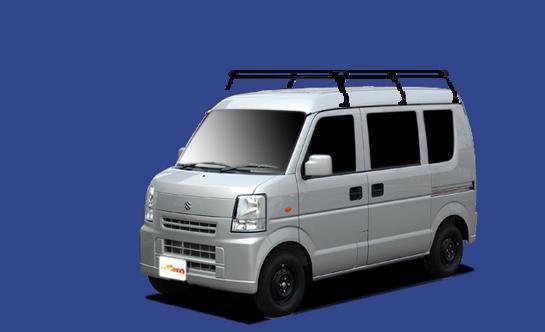 エブリィDA64V ハイルーフ ☆TUFREQ ルーフキャリア エブリィ DA64V 