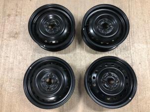 迅速発送！新車外し品 ダイハツムーブキャンバス純正14インチスチールホイール4本セット 納車 ミラ　ココア タント