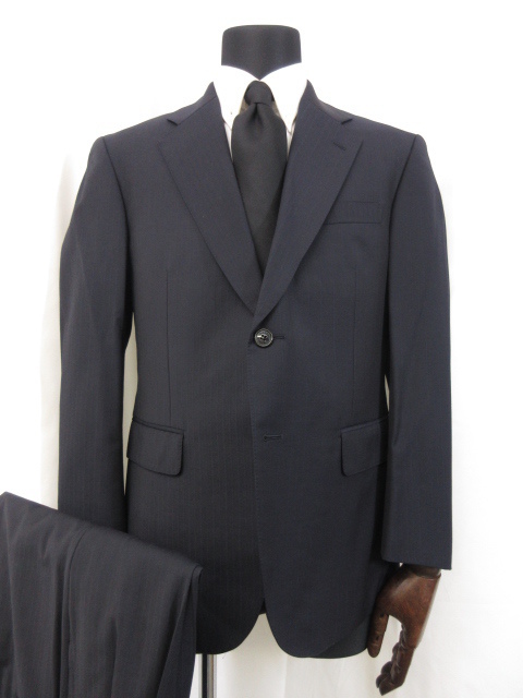 豊富な，SALE ランバン コレクションLANVIN COLLECTION ストライプ柄 シングル2ボタン スーツ メンズ sizeR55 ネイビー系 16MS8152(男性用)｜売買されたオークション情報、yahooの商品情報をアーカイブ公開 - オーク 男性用