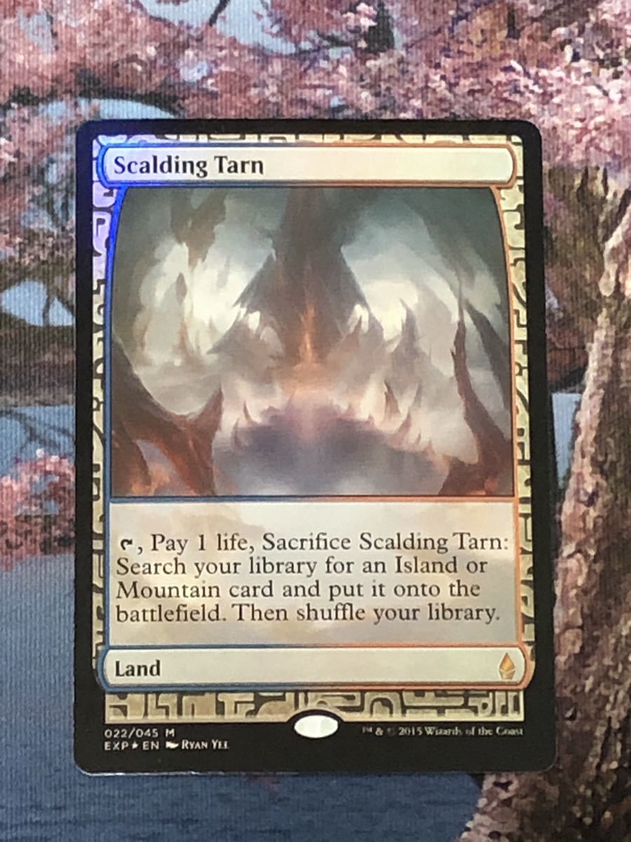 [MTG][英語FOIL] 沸騰する小湖/Scalding Tarn [EXP]