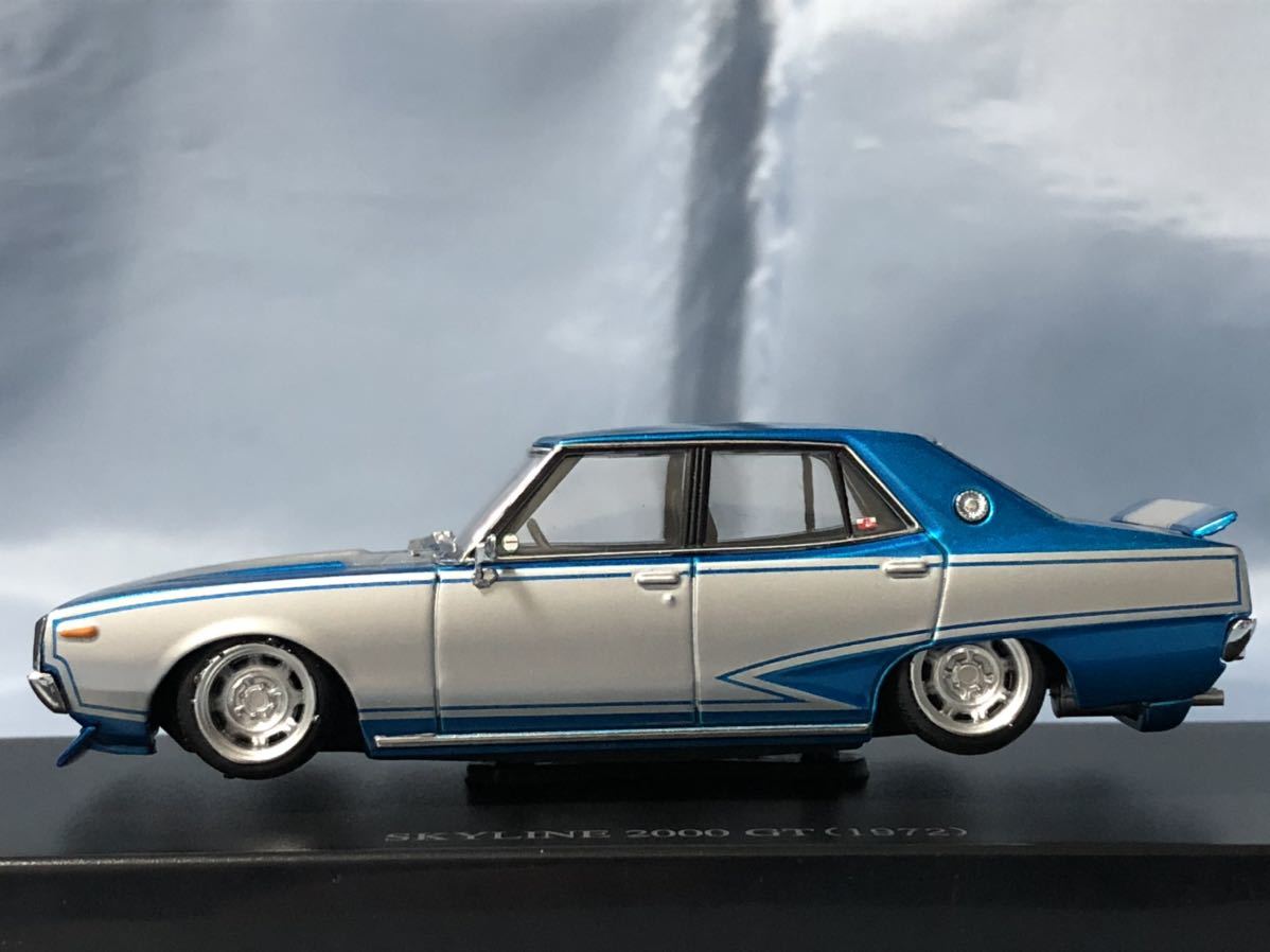 アオシマ製 スカイライン00gt ヨンメリ Gc110 カスタムスタイル 1 43 アオシマ 売買されたオークション情報 Yahooの商品情報をアーカイブ公開 オークファン Aucfan Com