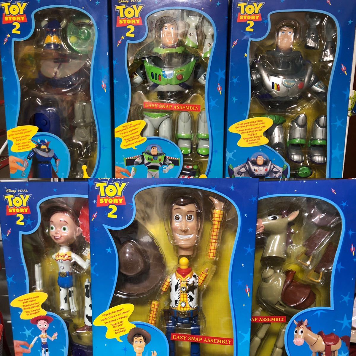 トイストーリー5 ウッディ バズ ジェシーフィギュア 3種 6点まとめ売り