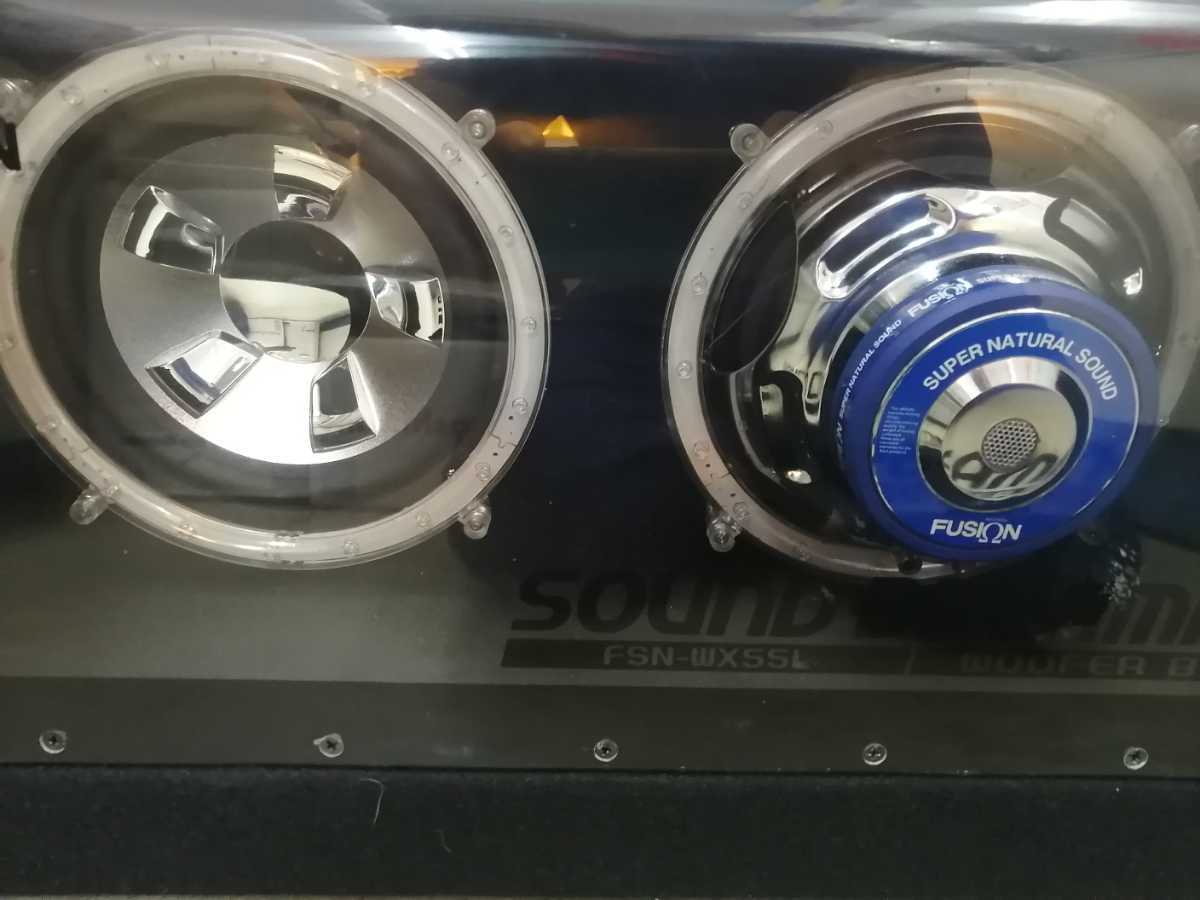 アンプ内蔵サブウーハー FSN-WX55L フュージョン FUSION 音出し確認済 