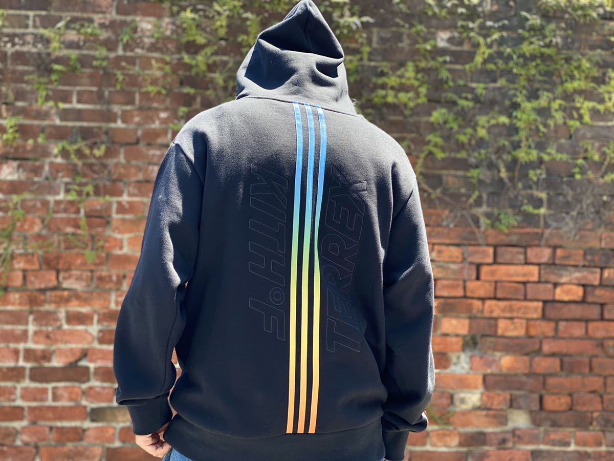 KITH アディダス adidas TERREX US L JP 2XO パーカー 黒 未使用 新品 