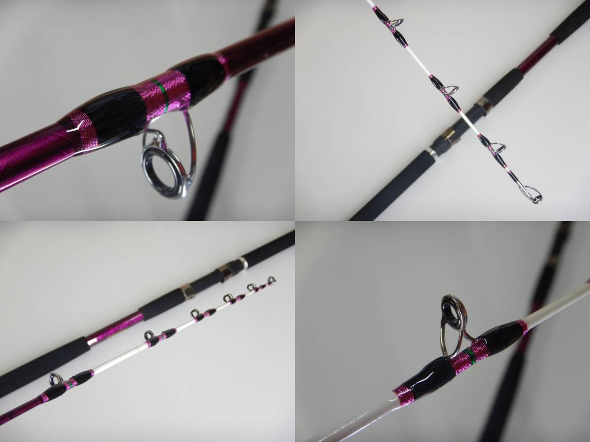 1 8ｍ 船竿 7 3 先調子 錘 60号 ダブルラッピングガイド スピニングリール用 ベイトリールも対応 高密度グラスソリッド 船竿 売買されたオークション情報 Yahooの商品情報をアーカイブ公開 オークファン Aucfan Com