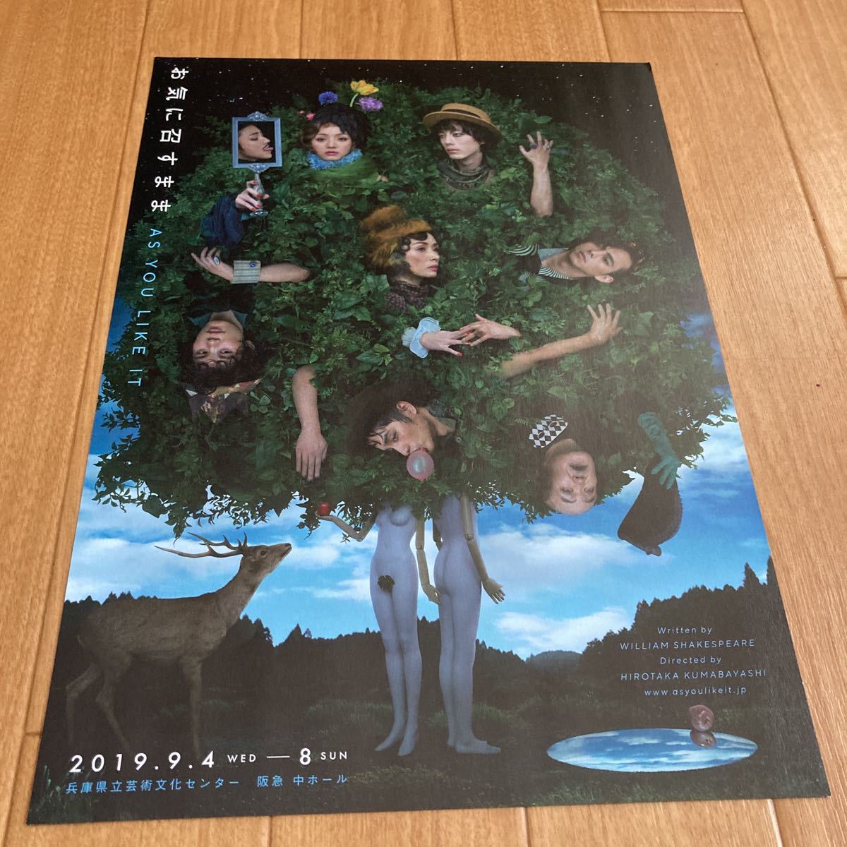 舞台 お気に召すまま フライヤー チラシ 兵庫県立芸術文化センター 満島ひかり坂口健太郎満島真之介萩原利久中村蒼 演劇一般 売買されたオークション情報 Yahooの商品情報をアーカイブ公開 オークファン Aucfan Com