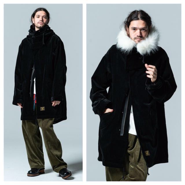 新品／Lサイズ／定価63,800円／グラム glamb／グランジ系 モッズコート