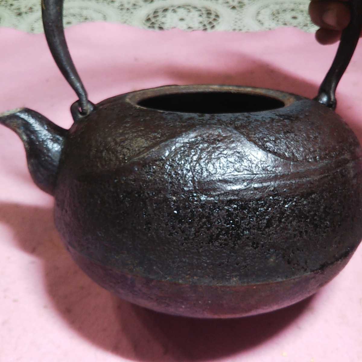 鉄瓶 南部鉄器 及富 1848年創業 蜻蛉 ひさご色 0.5L 梅蘭竹