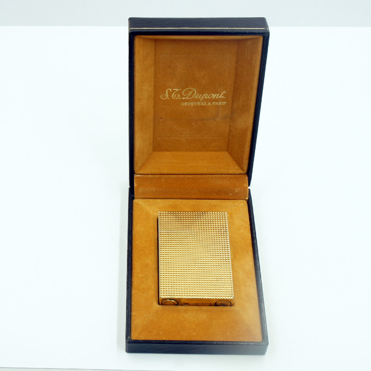 【着火確認済】デュポン（S.T.Dupont）ギャッツビー　ガスライター　ゴールド(中古）