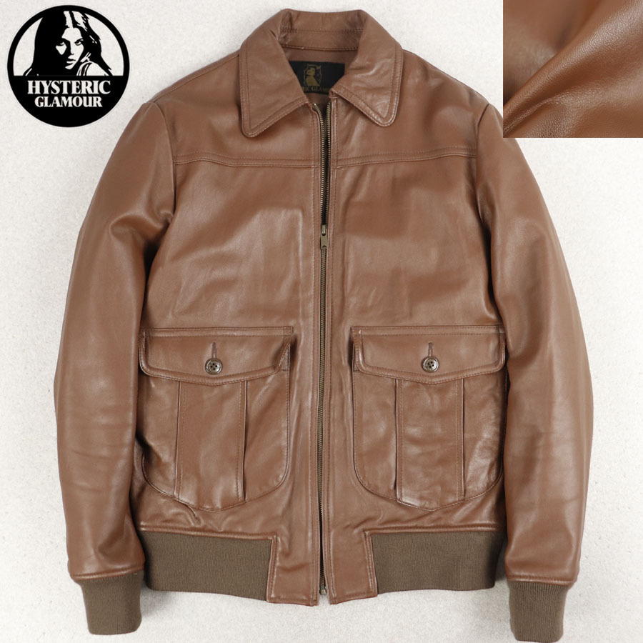 定価￥69,300- HYSTERIC GLAMOUR ヒステリックグラマー 羊革  