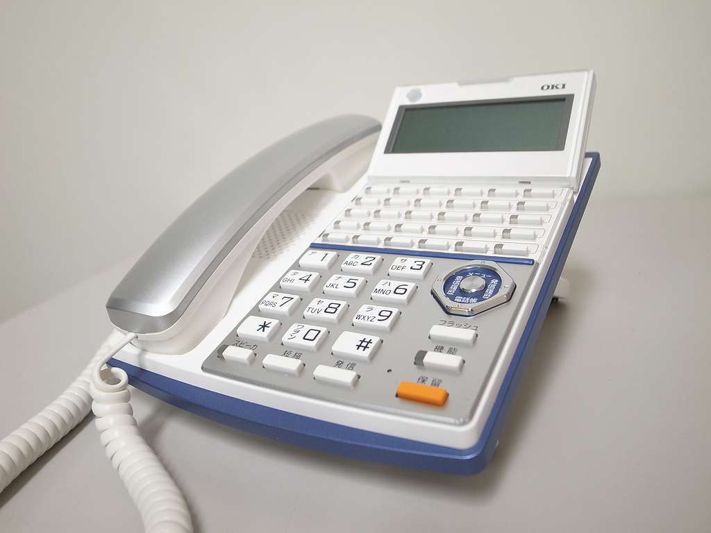 ■【☆美品☆】 OKI CrosCore 30ボタン多機能電話機 【MKT/ARC-30DKHF-W】 (1)■
