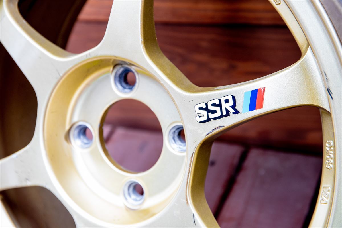 ssr type C 2本 15インチ 7j ホワイト ブラック 車