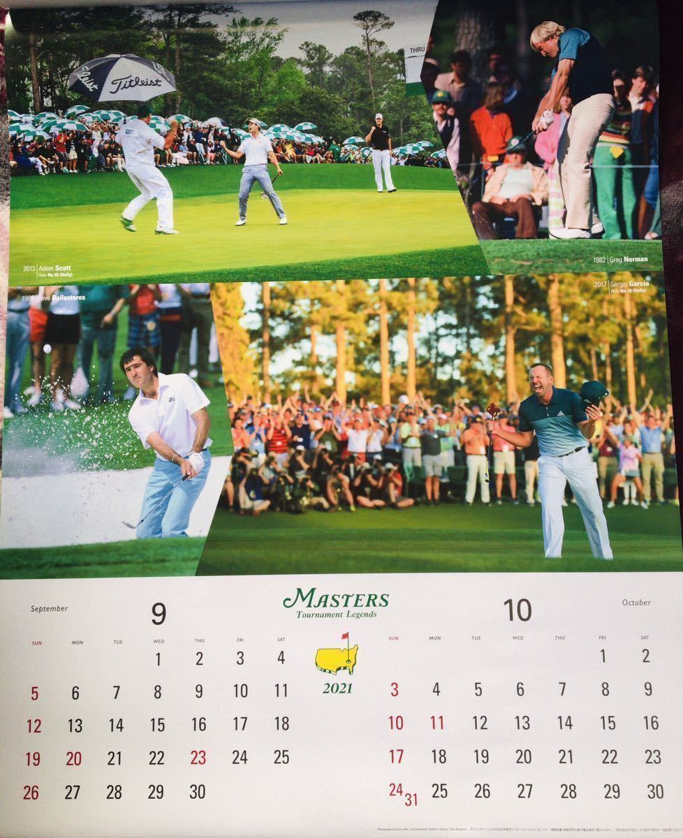マスターズゴルフカレンダー2021＆両面パノラマポスター付き_5