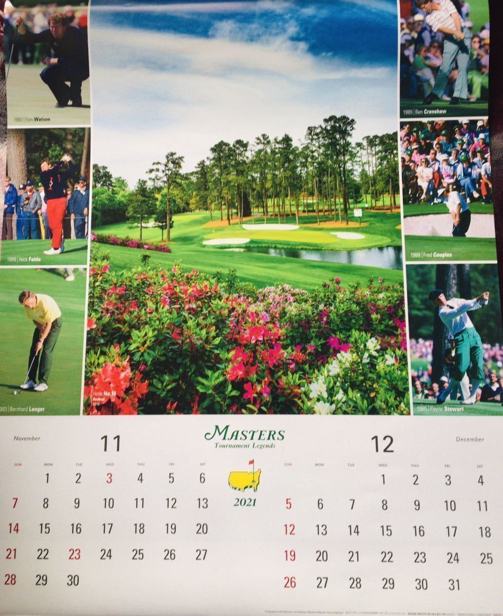 マスターズゴルフカレンダー2021＆両面パノラマポスター付き_6