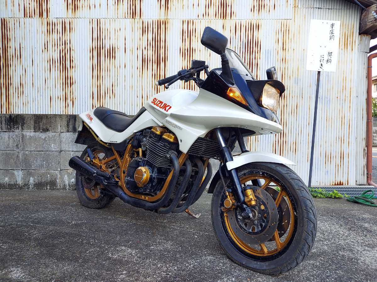カタナ GSX750S3 京都 引き取り可 KATANA 刀750 GR72A 3型 実働