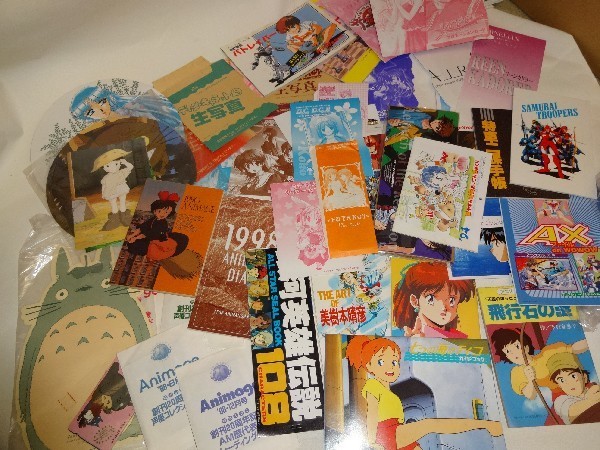 付録類 まとめて大量セット 小物が多め　となりのトトロ　ジブリ　らきすた鉛筆やトランプ　他一部アニメージュ等【同梱で送料お得】_1