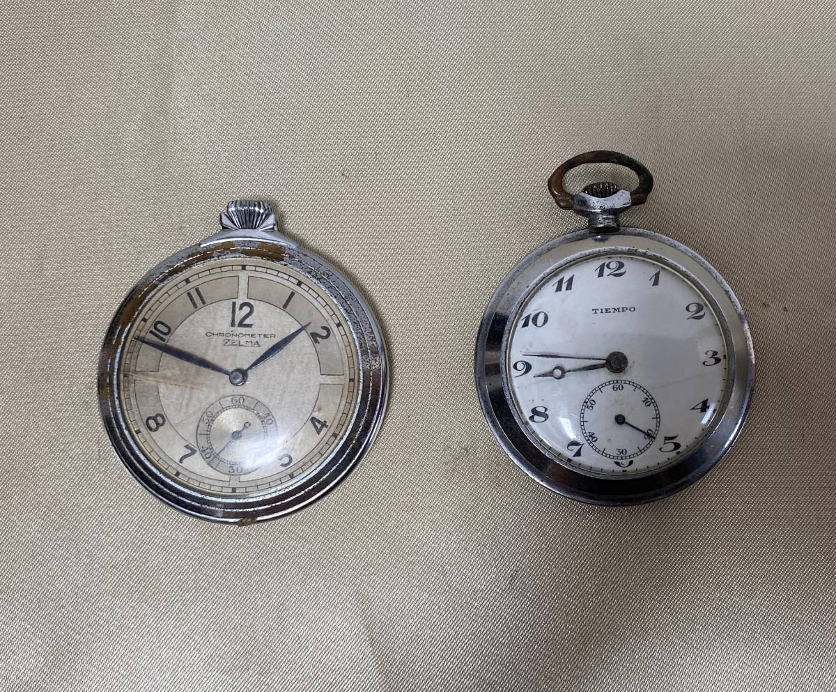 ZELMA 懐中時計 ゼルマ CHRONOMETER アンティーク クロノメーター 阡 