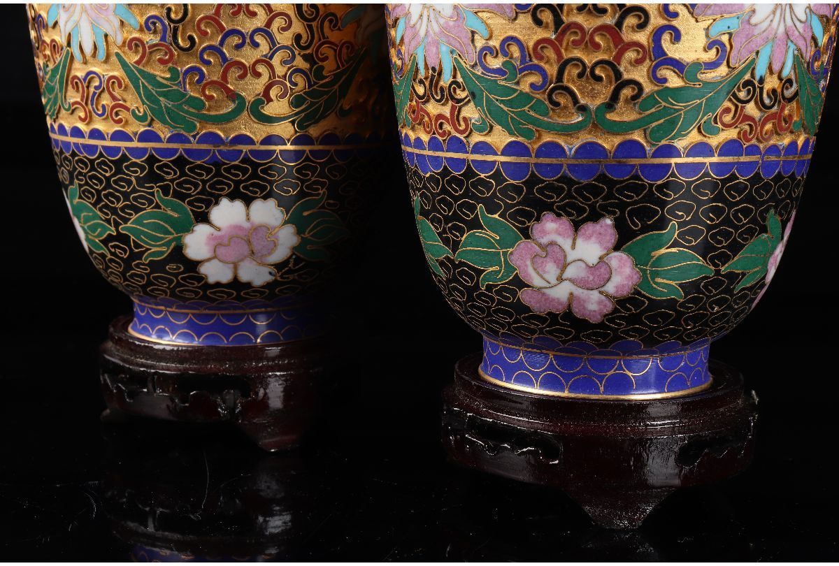 Yahoo!オークション - 「中国 七宝 花瓶」の落札相場・落札価格 花瓶 