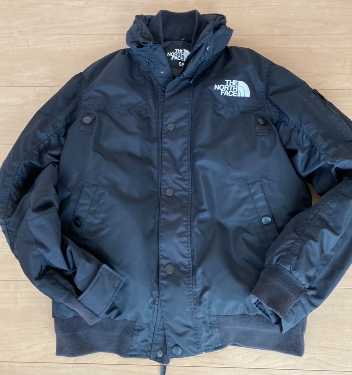 サカイ Sacai ノースフェイス 17AW Bomber Jacket MA-1ボンバーダウン 