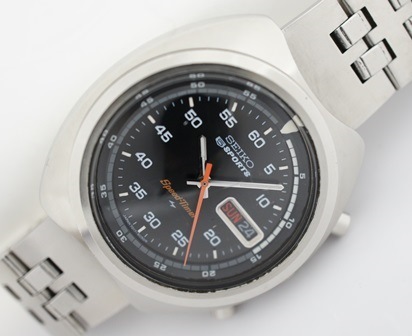 1円～ 美品☆人気【SEIKO セイコー 5sports スピードタイマー】自動巻きメンズ