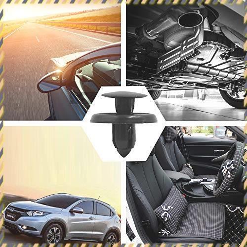 \\\●o●///一律送料無料●● Autoam ブラック クリップ ファスナー プッシュリベット トリムクリップ 穴径7mm リベット プラスチック T_ZN_4