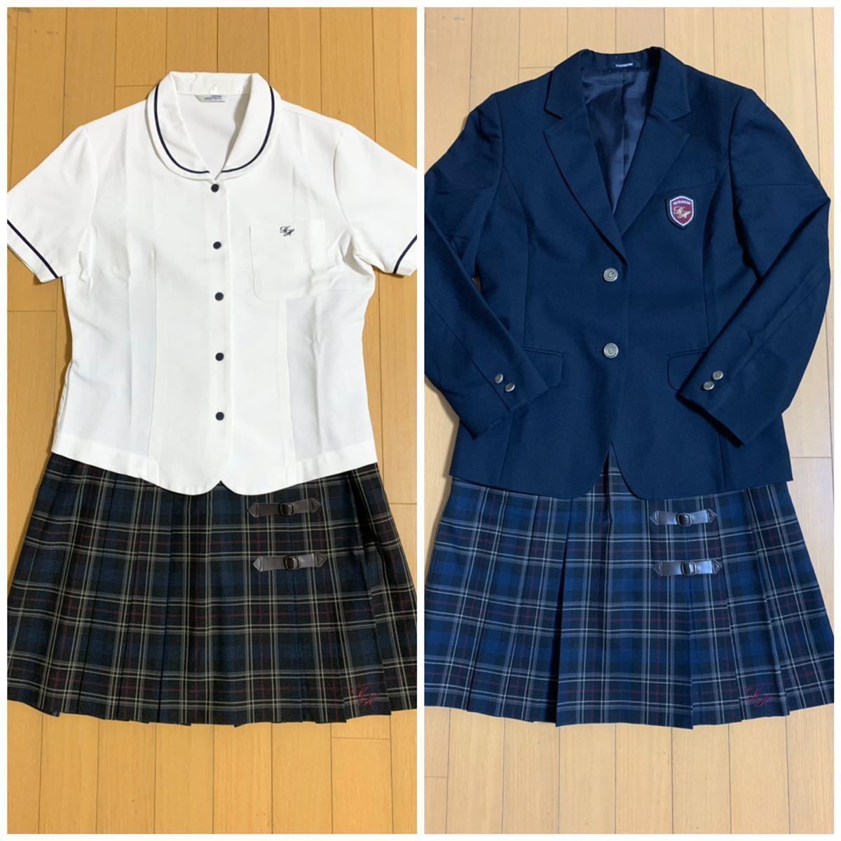 ★コスプレ衣装★岡山 制服 セーラー服 夏・冬服 上下セット 勝間田