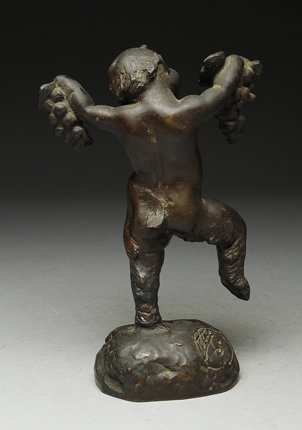 Cq587 時代物 彫刻家 小倉右一郎作 ブロンズ 葡萄を持つ子鬼像 置物 高さ23 5cm 重1 8kg 西洋彫刻 売買されたオークション情報 Yahooの商品情報をアーカイブ公開 オークファン Aucfan Com