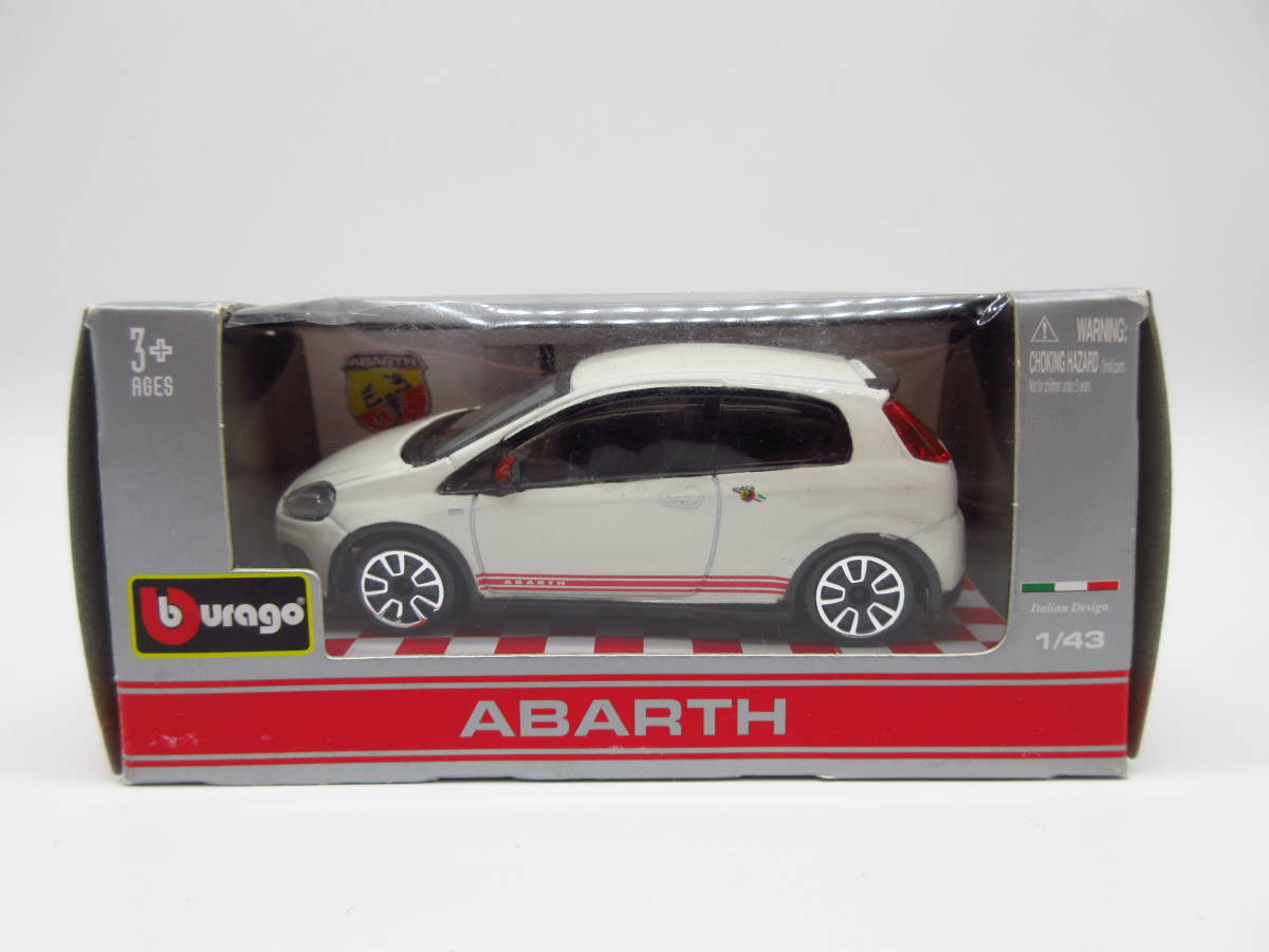 【人気セール，品質保証】 1/43 ABARTH アバルト グランデプント ディーラー正規ライセンス品 ミニカー ホワイト(乗用車)｜売買されたオークション情報、yahooの商品情報をアーカイブ公開 - オークファン 乗用車