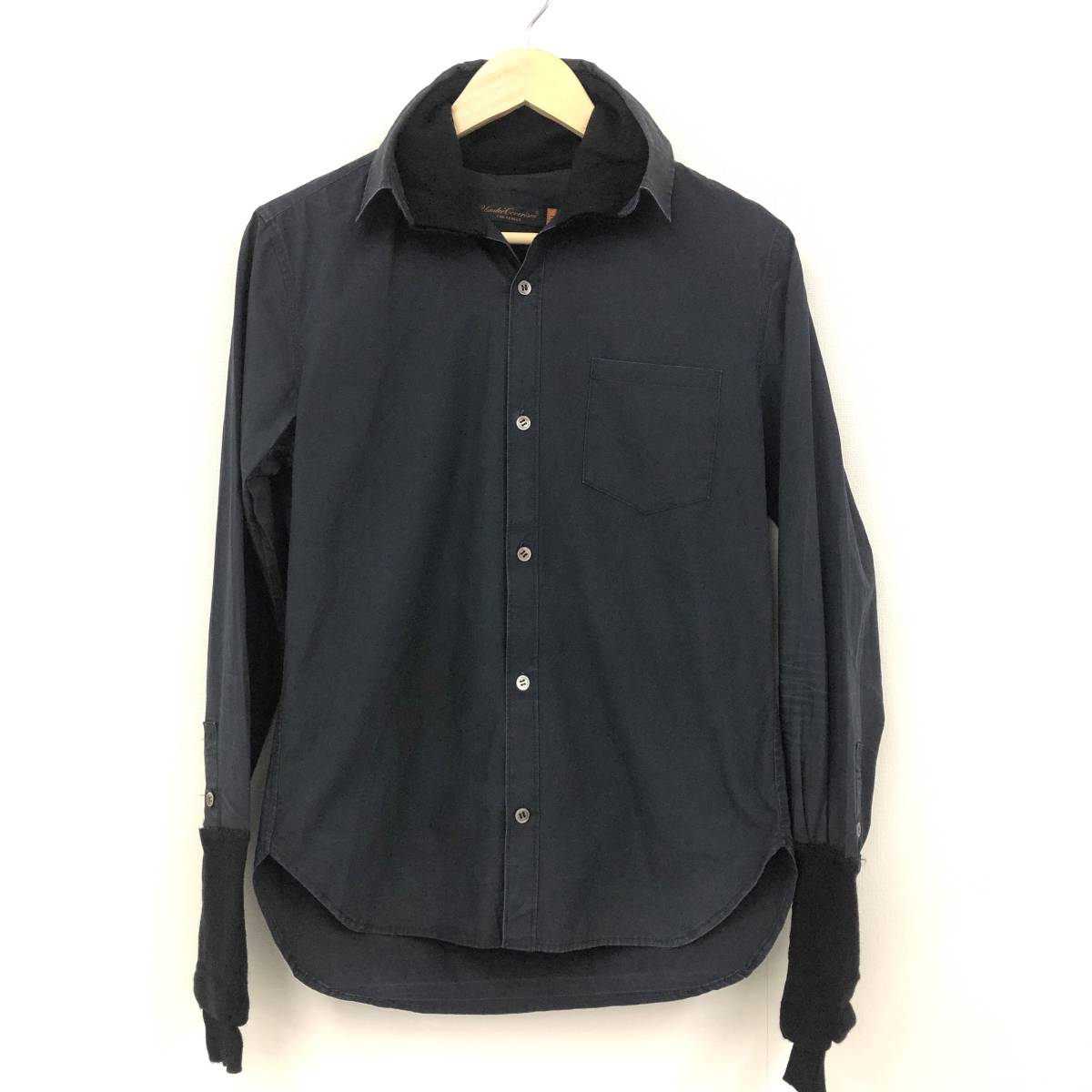 UNDERCOVER アンダーカバー ニット切替 長袖シャツ 1サイズ ドッキング 