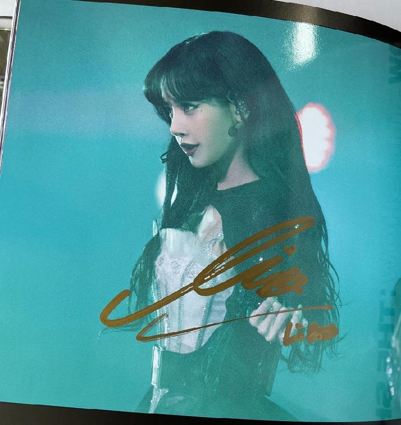 BLACKPINK - [THE BLACKPINK☆全員直筆サイン☆2021 メルカリ メンバー