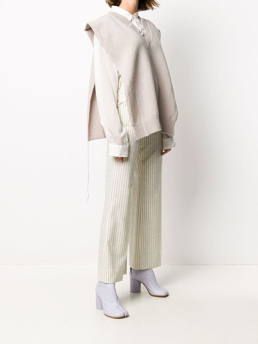 新品レシート付] 20AW Maison Margiela 4 ニット ベスト デストロイ 