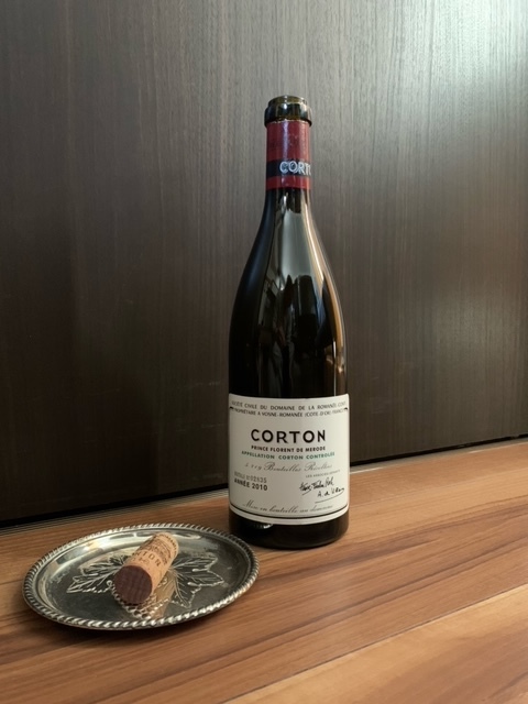 ◇希少レア空瓶◇DRC◇CORTON2010傑出【コルク付き】◇コルトン