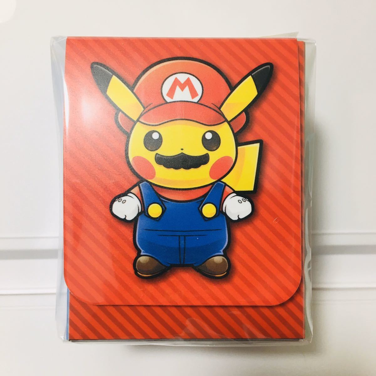 即決/管理番号10】ポケモンカード/デッキケース/マリオピカチュウ