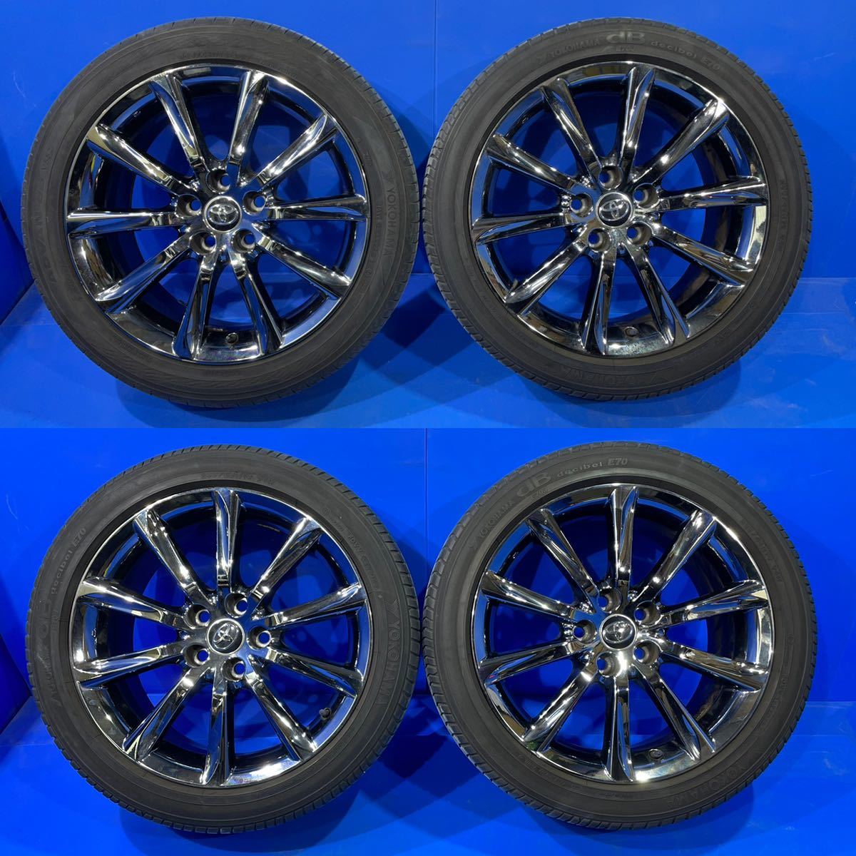 BB237 GRX130 マークX 現行 RDS スパッタリング 4本セット 235/45R18 18×8j+45 タイヤ付き4本セット TOYOTA MARKX Sパッケージ 自動車、オートバイ 5穴