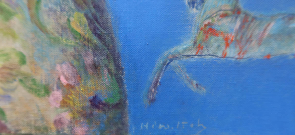 ☆真作保証☆ 絵画-油絵/油彩画 伊藤弘之「薔薇」肉筆原画/F10号/人気