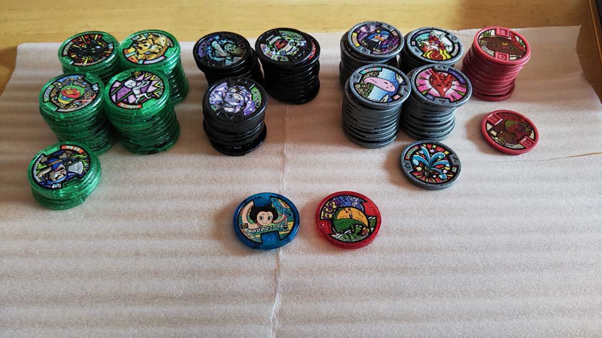 送料210円 大量 1円から ☆妖怪ウォッチ 妖怪メダル 160枚以上 《ホロ 
