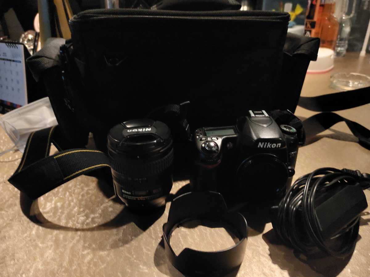 Nikon デジタル一眼レフカメラ D80、Nikon AF-S NIKKOR 18-70mm f3.5-4.5G ED DX、充電器、バッグのセット_1