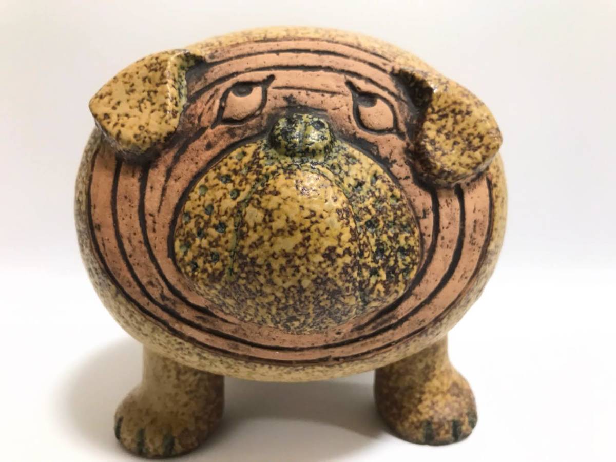 Lisa Larson ブルドッグ リサラーソン 犬 インテリア idee Lisa Larson
