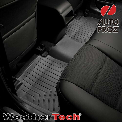 フロアマット トヨタ タコマ ダブルキャブ 2005-2013年式 2列目 フロアライナー ブラック Weathertech 正規品