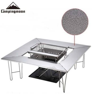 HOT，限定SALE CAMPING MOON マルチテーブル ファイアープレイステーブル 囲炉裏 ステンレステーブル 焚き火テーブル 焚火 たきび １(焚き火台)｜売買されたオークション情報、yahooの商品情報をアーカイブ公 焚き火台