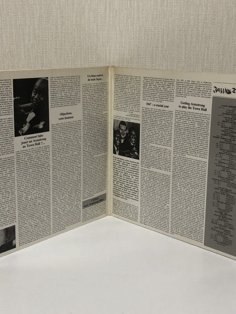 【LP】Louis Armstrong / At town hall 2枚組みセット　ドイツ盤　1円出品_3