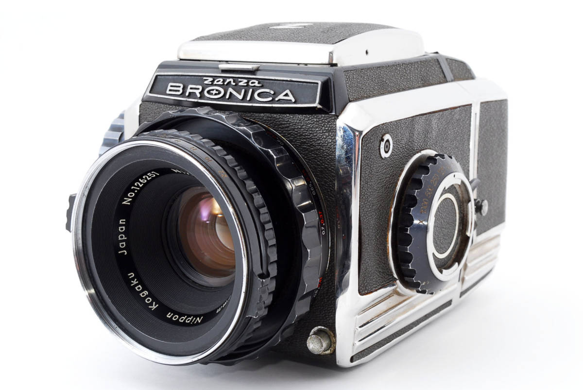 ZENZA BRONICA S2 ボディ 前期 NIKKOR-P 75mm 2.8 ブロニカ 中判