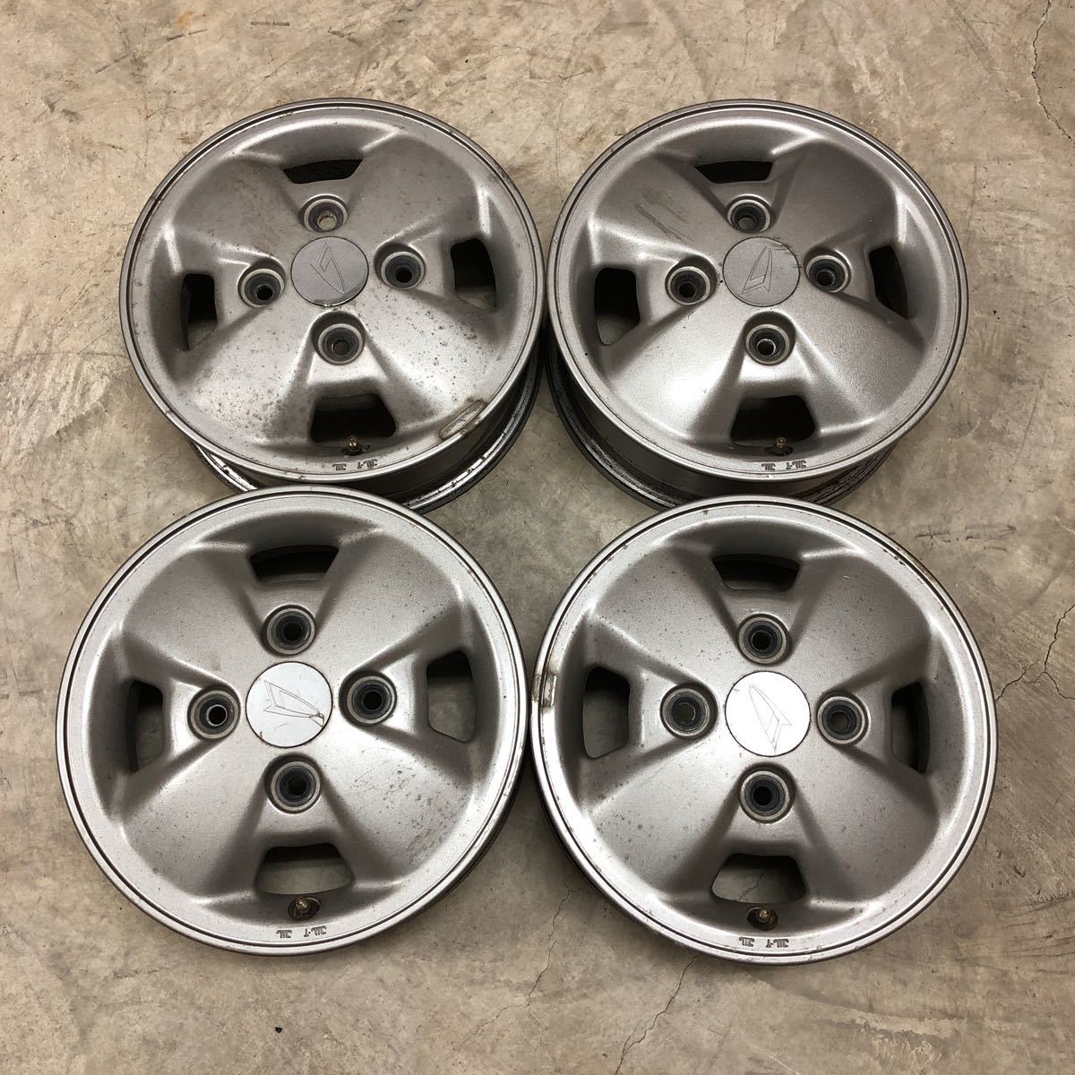 希少 ダイハツ 純正 アルミ ホイール PCD110 4H 12インチ 4j×12 4本