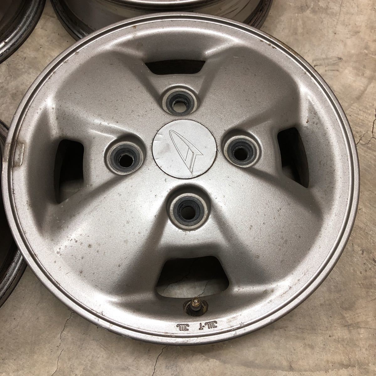 希少 ダイハツ 純正 アルミ ホイール PCD110 4H 12インチ 4j×12 4本