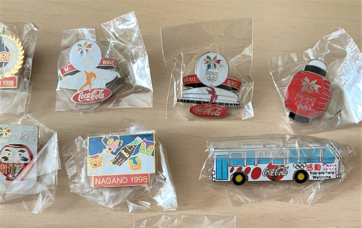 1998 長野オリンピック コカ・コーラ ピンバッジ 24個 長野