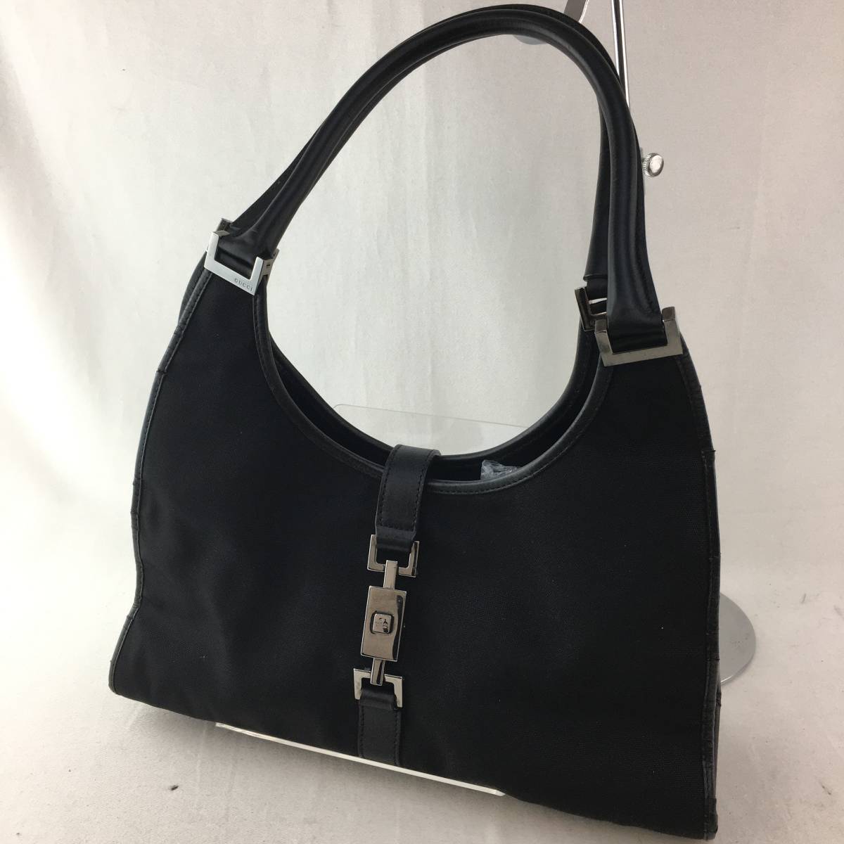 GUCCI グッチ ジャッキー トートバッグ　ハンドバッグ レディース　メンズ　ブラック　ブランド　
